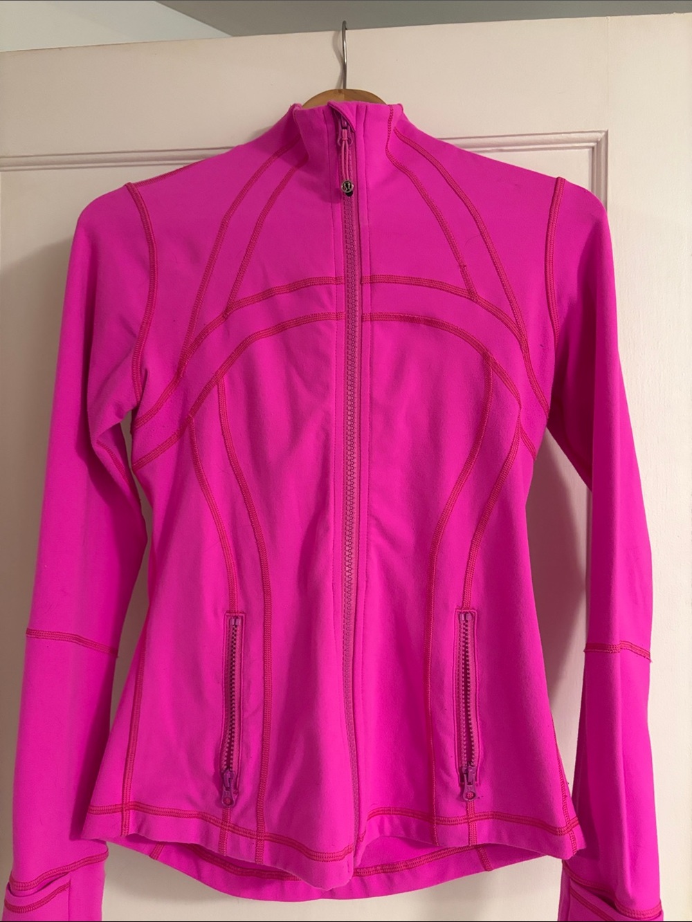 lululemon athletica Hot Pink Full-Zip Stretch Jacket